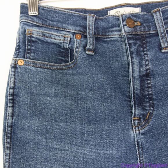 Madewell Petite 10" High-Rise Skinny Jeans in Wendover Wash, 27P - Picture 16 of 16